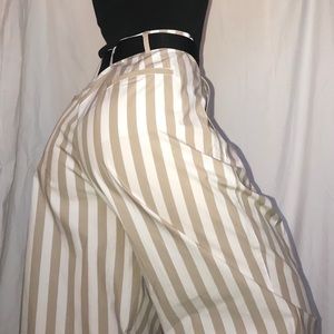 Urban outfitters striped high waisted pants